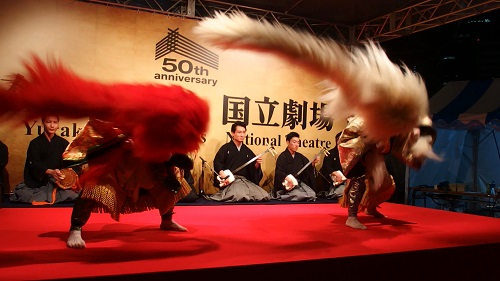 有楽町国立劇場50周年イベント連獅子