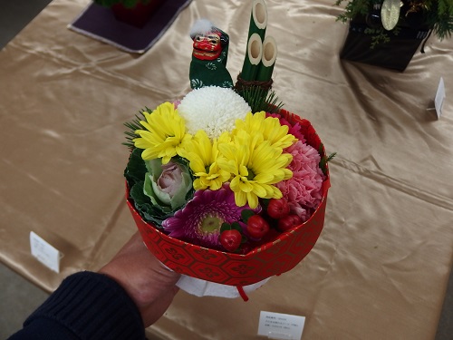 日比谷花壇お正月そのまま飾れるブーケ「門松」